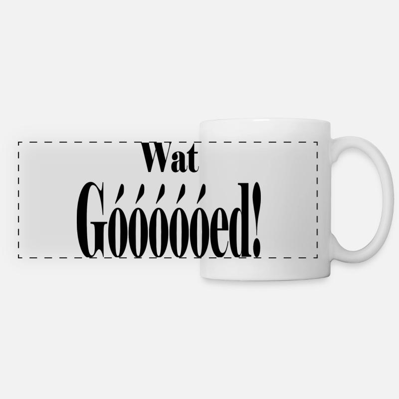 How good! (black) - Panoramic Mug - white
