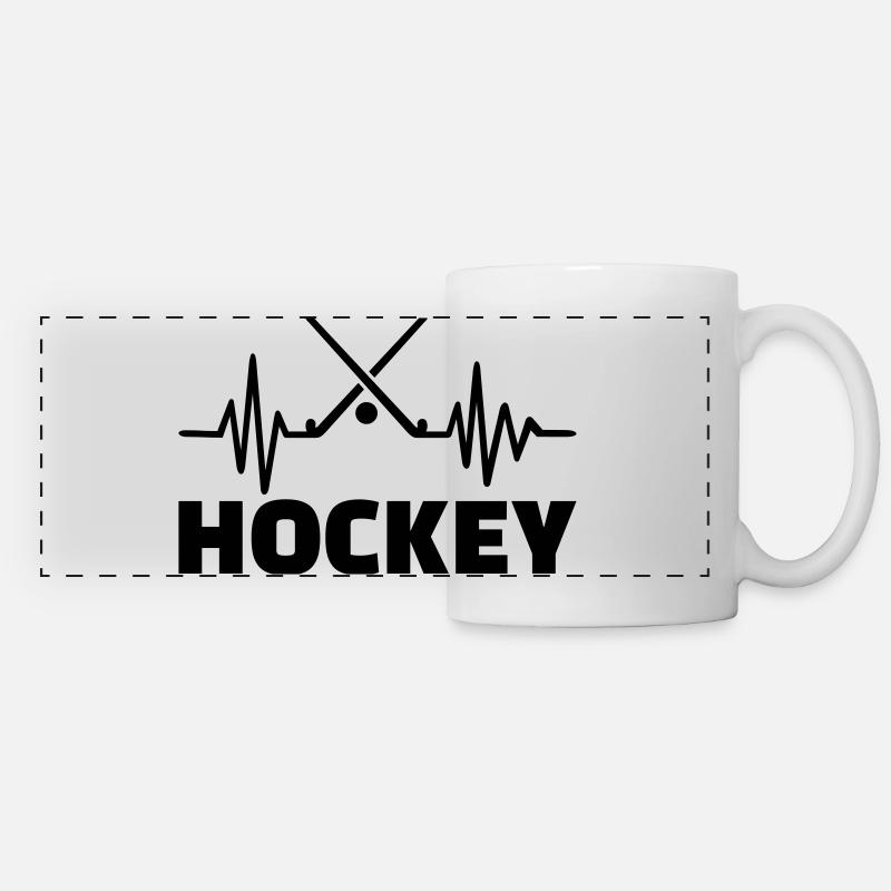 Hockey - Panoramatasse - Weiß
