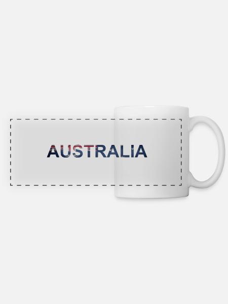 Australien - Panoramatasse - Weiß