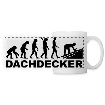 Dachdecker - Panoramatasse - Weiß - Vorne