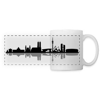 Skyline - München 2018 - Panoramatasse - Weiß - Vorne