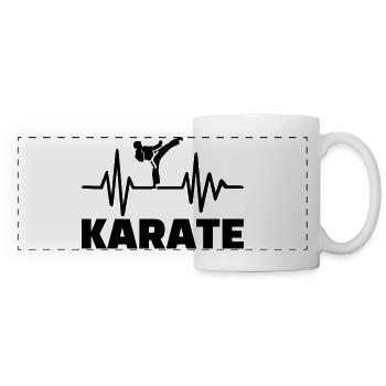 Karate - Panoramatasse - Weiß - Vorne