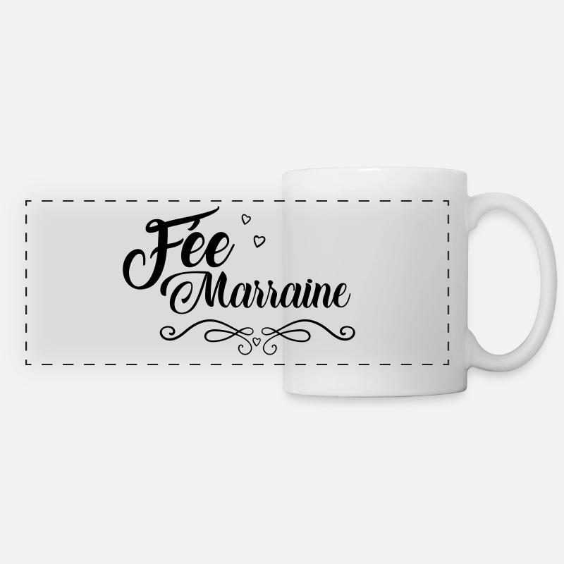 Fairy godmother - Panoramic Mug - white