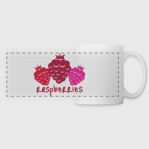 Raspberries - Panoramic Mug