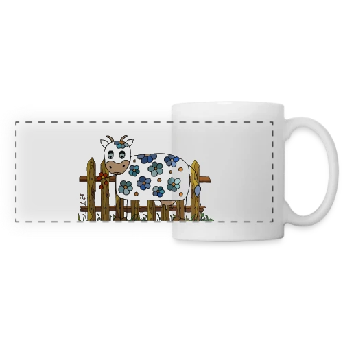 La Vache Rigolote - Mug panoramique contrasté et blanc