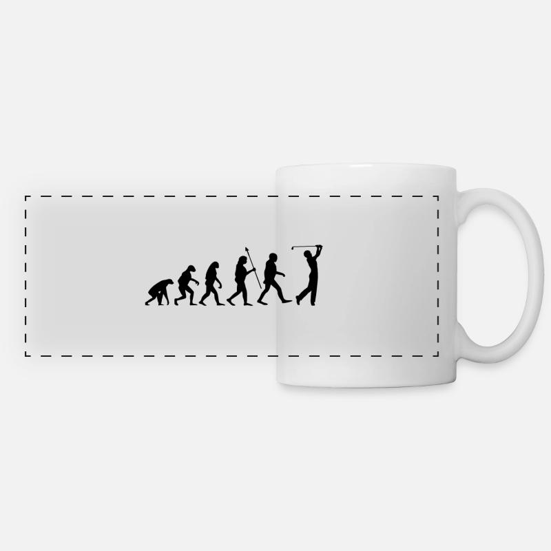 Evolution Golf Play GolferS Golf Club Sport - Panoramic Mug - white