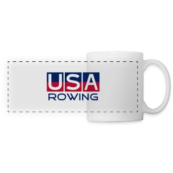 USA Rowing - Rower - Rudern - Ruderer - Ruderin - Panoramatasse - Weiß - Vorne