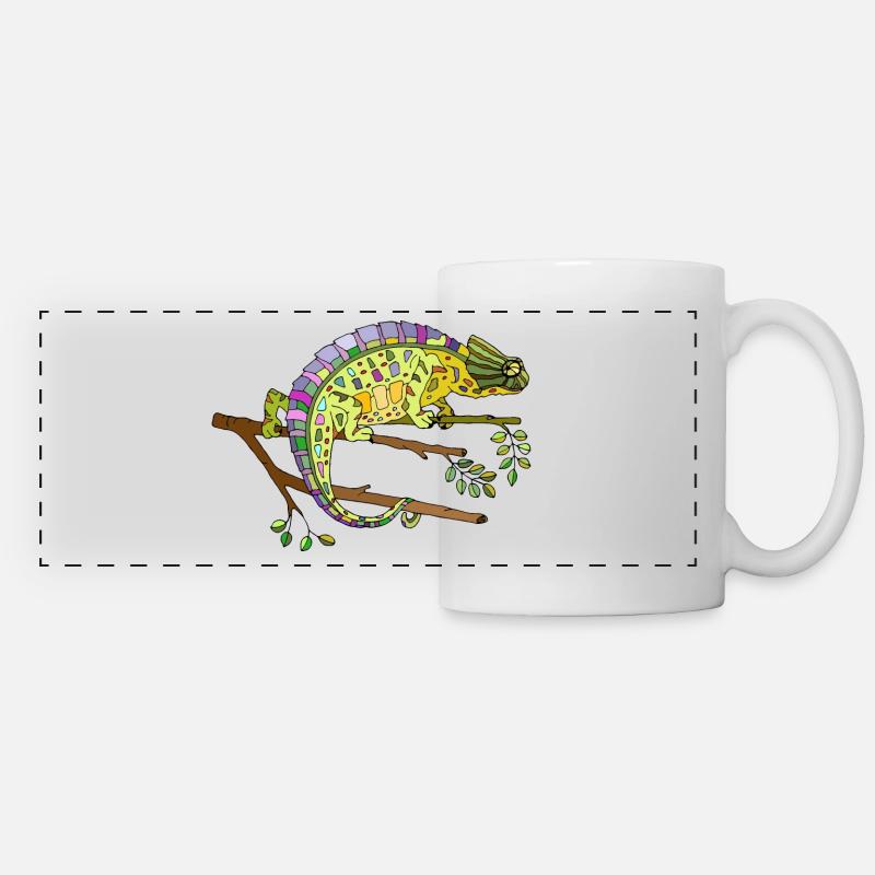 Chameleon - Panoramic Mug - white
