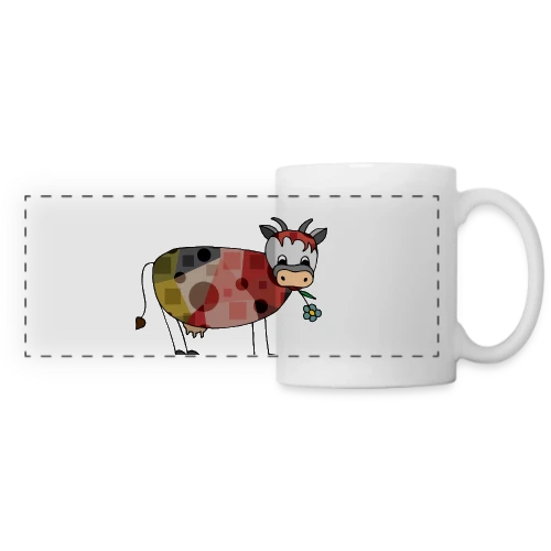 La Vache Rigolote - Mug panoramique contrasté et blanc