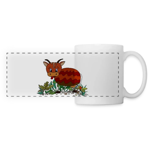L'Élégance Numérique 851 - Mug panoramique contrasté et blanc