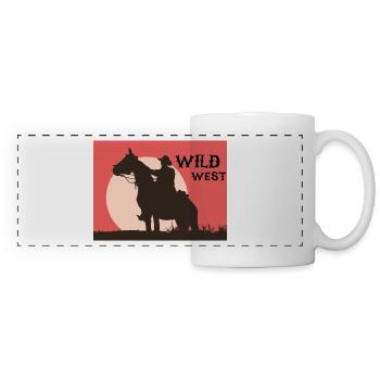 Wild West - Panoramic Mug - white - Front