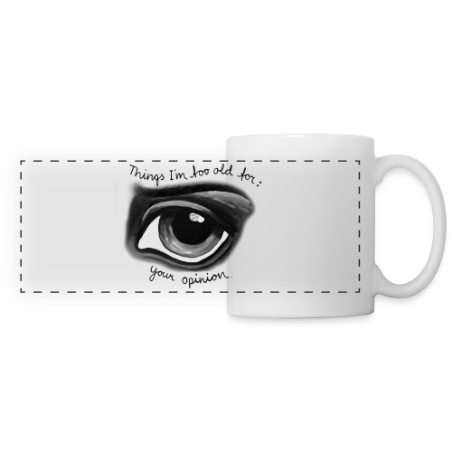 EyeOpinionBigText png - Panoramic Mug