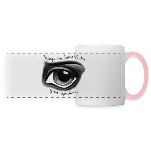 EyeOpinionBigText png - Panoramic Mug