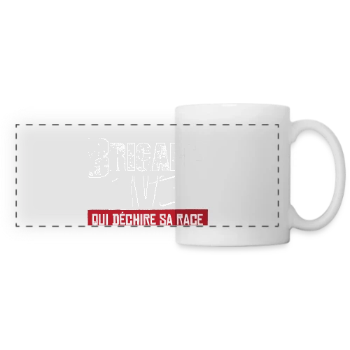 Brigade EVG Qui Déchire - Mug panoramique contrasté et blanc