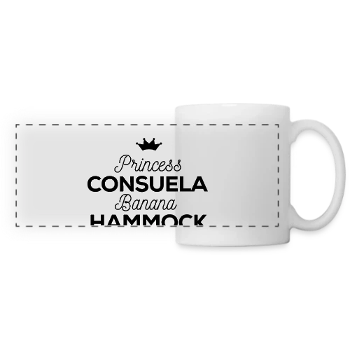 Princess Consuela Banana Hammock - T-shirt Culte Friends - Mug panoramique contrasté et blanc