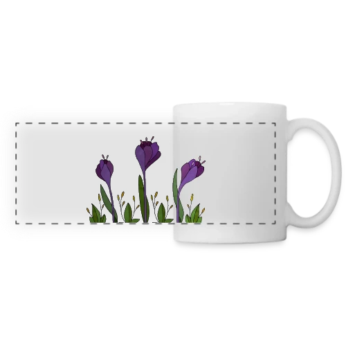 Design 4133 Énigme Urbaine - Mug panoramique contrasté et blanc