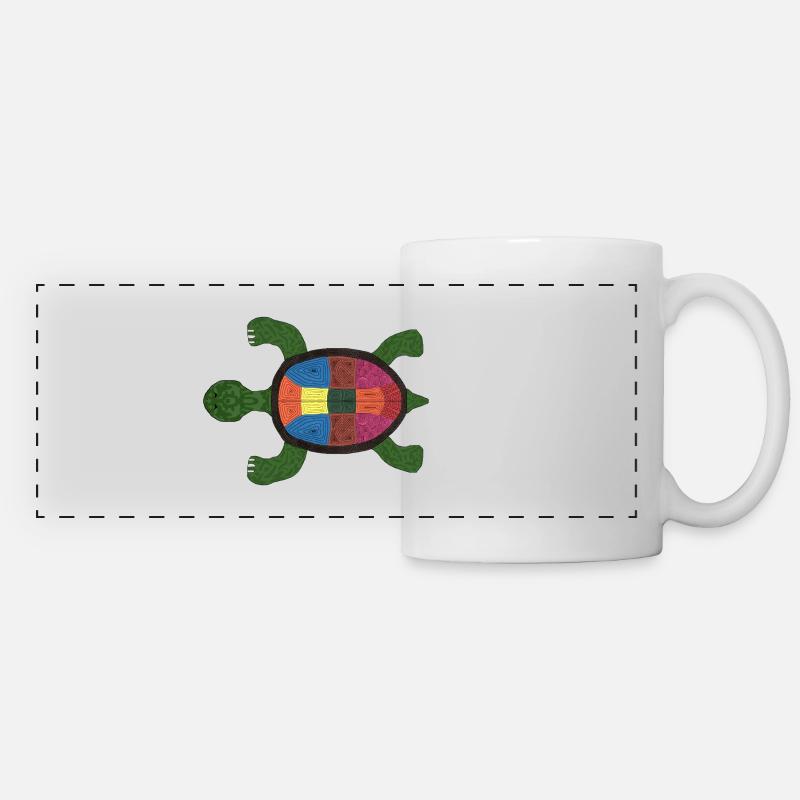 Turtle - Panoramic Mug - white