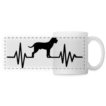 Cane Corso - Panoramatasse - Weiß - Vorne