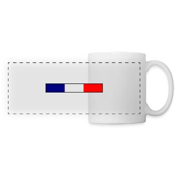 France Flag - Panoramic Mug - white - Front