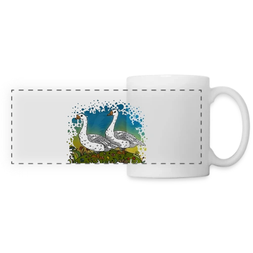 Code Mystère 4619 - Mug panoramique contrasté et blanc