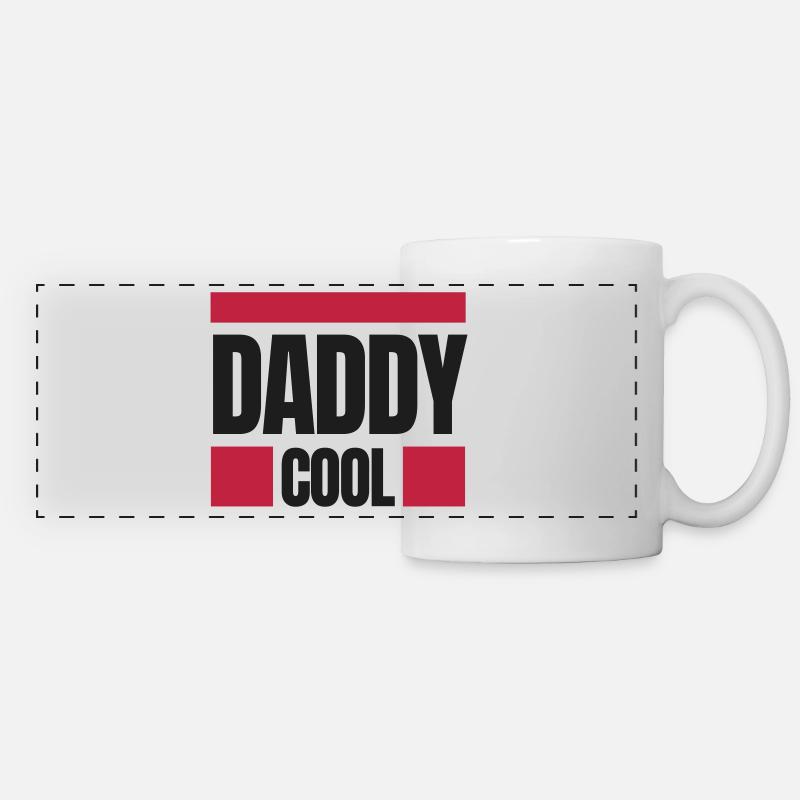Chemise Daddy Cool - Mug panoramique contrasté et blanc - blanc
