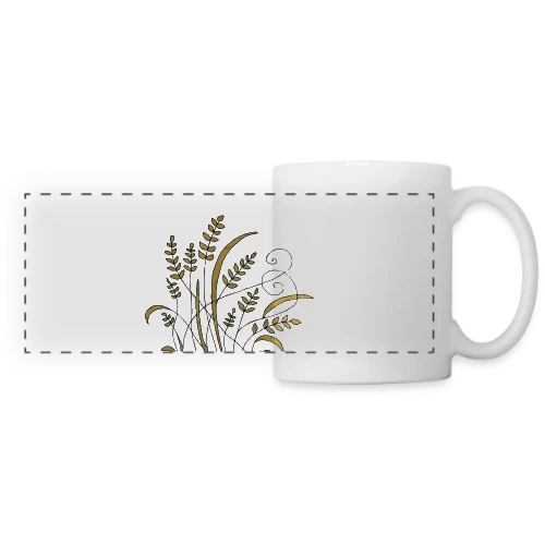 Mystère Numérique 4135 - Mug panoramique contrasté et blanc
