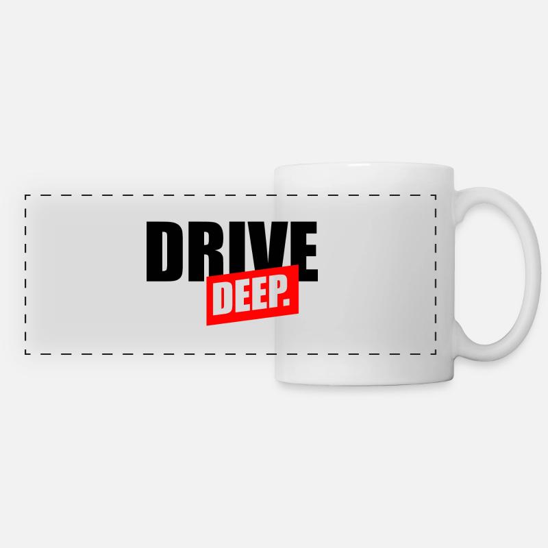 Drive Deep - Panoramic Mug - white