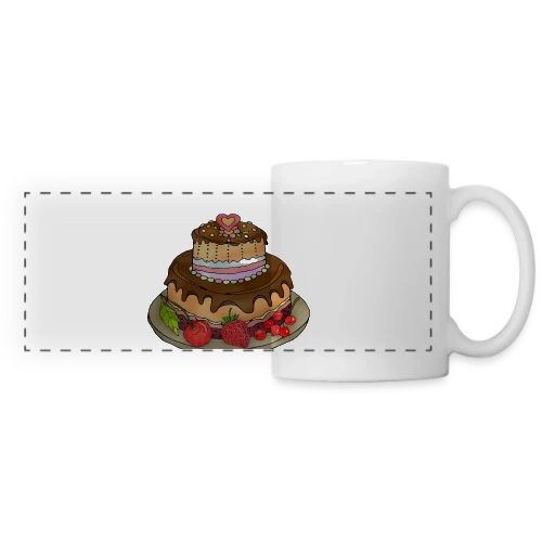 Code Mystère 4101 - Mug panoramique contrasté et blanc