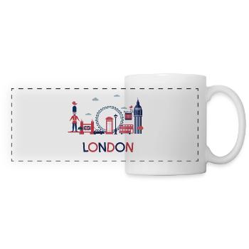 London City Big Ben Design - Panoramic Mug - white - Front