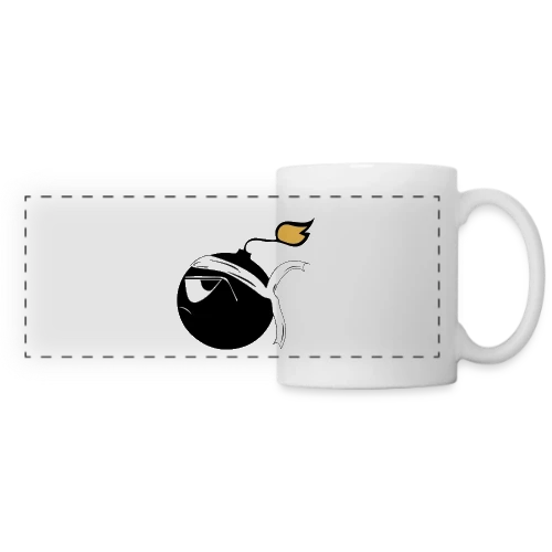 Bombe Corse Rebelle - Mug panoramique contrasté et blanc