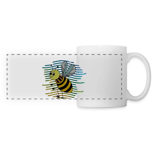 Insectes Fascinants : La Beauté Naturelle - Mug panoramique contrasté et blanc