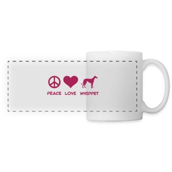 Whippet - Panoramatasse - Weiß - Vorne