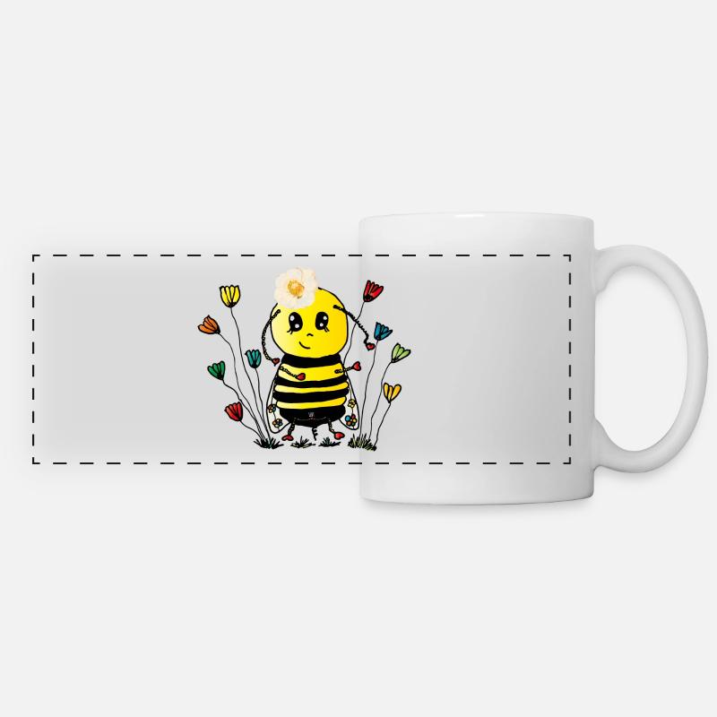 Apes bad bee - Panoramic Mug - white
