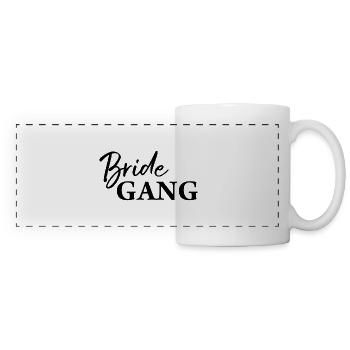 Bride Gang Wedding Geschenk - Panoramatasse - Weiß - Vorne