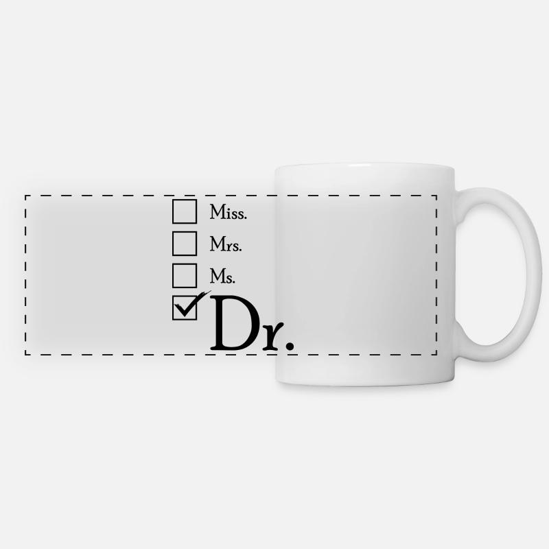 Dr Doctor Gift - Panoramic Mug - white