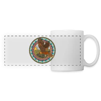 Indian Zodiac Hawk - Panoramic Mug - white - Front