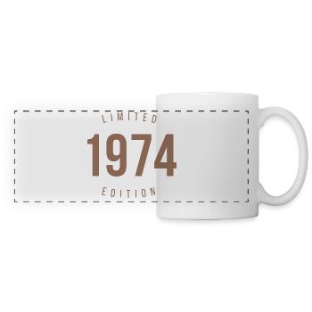 1974 Limited Edition Retro Style Birthday Gift - Panoramic Mug - white - Front