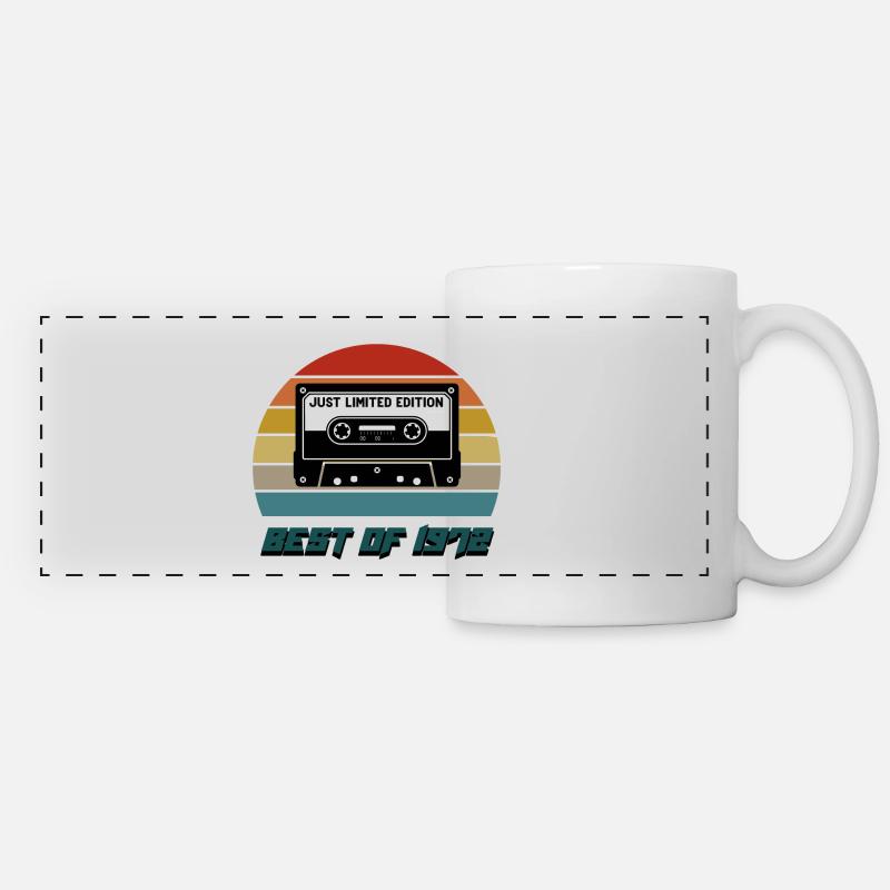 Birthday 1972 - Panoramic Mug - white