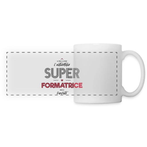 Super Formatrice Géniale - Mug panoramique contrasté et blanc