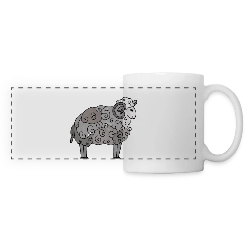 L'Énigme 2074 - Mug panoramique contrasté et blanc