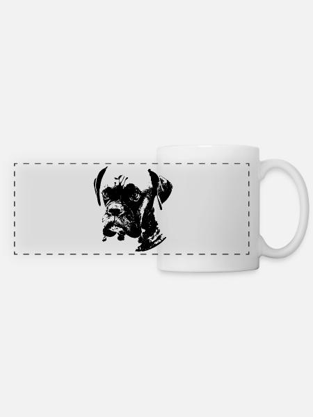 Deutscher Boxer Hunderasse Geschenk - Panoramatasse - Weiß