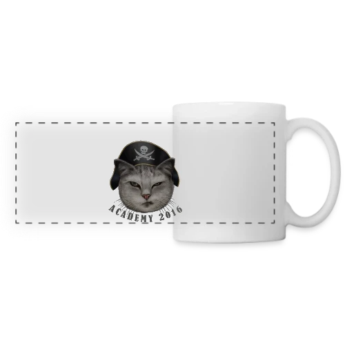 Académie des Chats Pirates - Mug panoramique contrasté et blanc