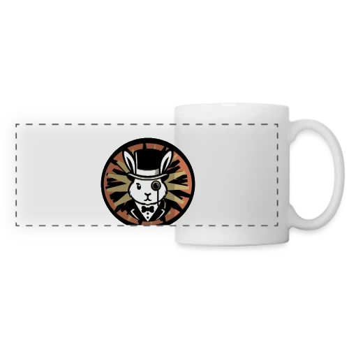 Arsène Lapin : L'Élégance Dandy Rétro - Mug panoramique contrasté et blanc