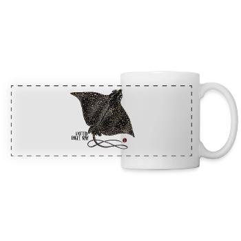 Eagle rays - Panoramic Mug - white - Front