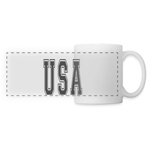 Fierté Américaine: Équipe USA - Mug panoramique contrasté et blanc
