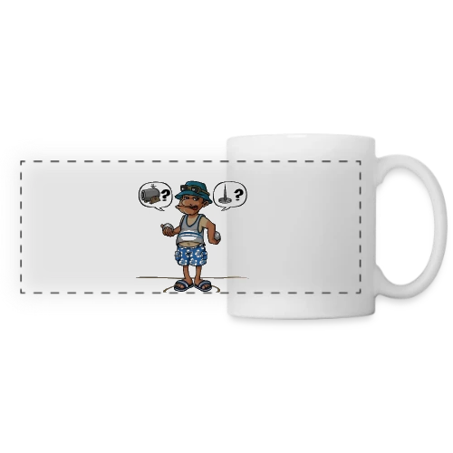 Passion Pétanque - Mug panoramique contrasté et blanc