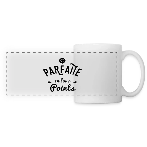 PARFAITE EN TOUS POINTS - Mug panoramique contrasté et blanc