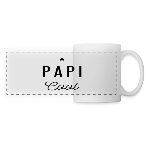 T-shirt PAPI COOL - Mug panoramique contrasté et blanc