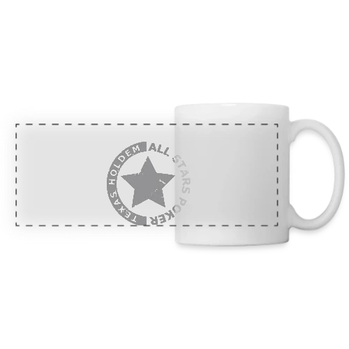 Poker All Stars: Texas Hold'em Légendes - Mug panoramique contrasté et blanc