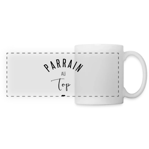 PARRAIN AU TOP - Mug panoramique contrasté et blanc